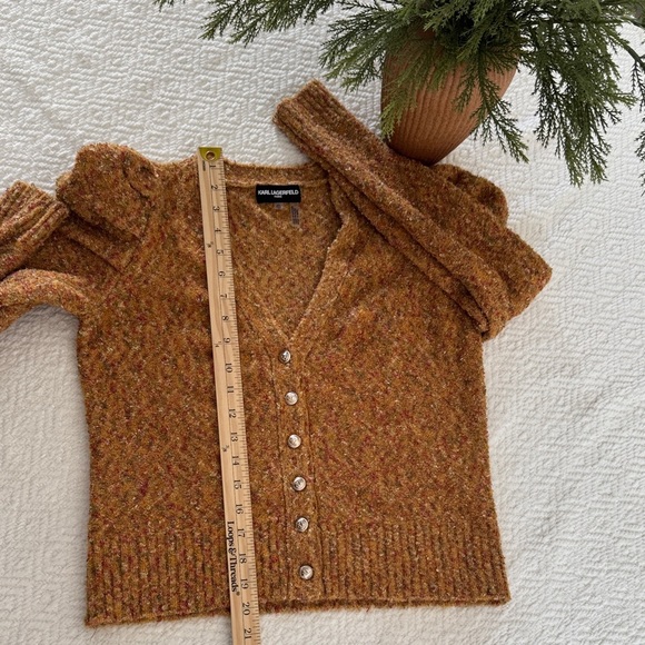 Karl Lagerfeld Multicolor Button-Up Cardigan Size XS - Picture 9 of 10
